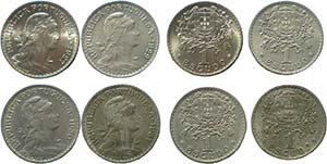 Portugal - Republic - Lot (4 Coins) - Nickel ... 