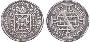 Moçambique - D. José I - 400 Réis 1755; ... 