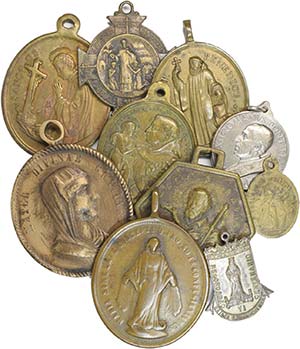 Medalhas religiosas - Lote (10 medalhas) - ... 