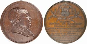 Medalhas Papais - Gregorio XVI - Gregorio ... 