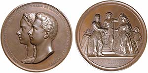 Medalha Casamento de D. Luis e D.Maria Pia ... 