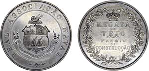 Medalhas - Prata 1878 JARRETT REAL ... 