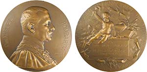 Medalha Miguel Bombarda - Bronze 1906 Lamas ... 