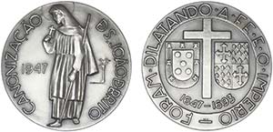 Medalhas - Prata 1947  Martins Correia ... 