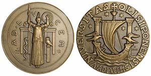 Medalha | AD . LVCEM - Bronze 1960 ... 