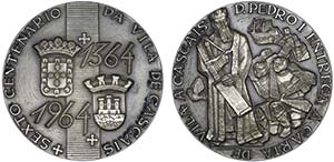 Medalhas - Prata 1964 Fragoso D. PEDRO I ... 