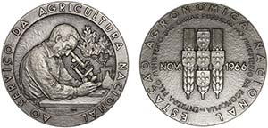 Medalhas - Prata 1966 E.VAZ AO SERVIÇO DA ... 