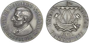 Medalhas - Prata 1966 NO QUADRAGÉSIMO ANO ... 