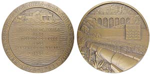 Companhia das Águas de Lisboa - Bronze 1968 ... 