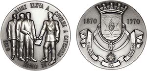 Medalhas Prata 1970 Martins Correia - O REI ... 