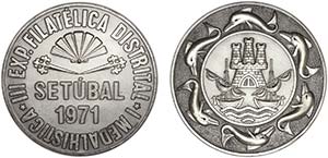 Medalhas - Prata 1971 M. Silva III EXP. ... 