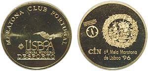 Medalhas Prata Dourada  1996 - MARATONA ... 