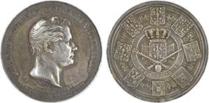 Medalha Alemanha - Prata 1840 Medalha ... 