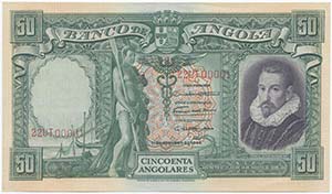 Paper Money - Angola - Banco de Angola - 50 ... 