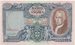 Paper Money - Angola - Banco de Angola - 100 ... 