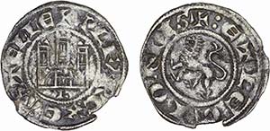 Spain - Alfonso X (1252-1284) - Pepión; ... 
