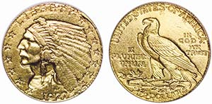 United States of America - Gold - 2 1/2 ... 
