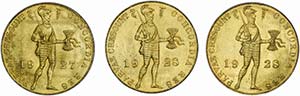 Netherlands - Lot (3 Coins) - Gold - Ducat ... 