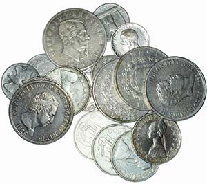 Italy - Lot (21 Coins) - 5 Lire 1826 Torino ... 