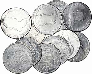 Mexico - Lot (21 Coins) - 8 Reales 1789 ... 