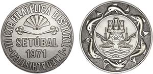 Medalhas - Prata - 1971 - M. Silva - III ... 
