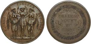 Medalhas - Cobre - 1854 - Freire Gv. - ... 