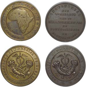 Medalhas - Cobre - 1887 - Comemorativa da ... 