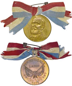 Medalhas - Cobre - 1905 - Comemorativa da ... 