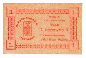 Emergency Paper Money - Portugal - Sesimbra; ... 