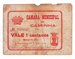 Emergency Paper Money - Portugal - Caminha; ... 