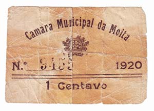 Emergency Paper Money - Portugal - Moita; 1 ... 