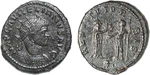 Roman - Aurelian (270-275) - Antoninianus, ... 