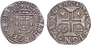 Silver - Tostão 1641; PORTVG; G.68.04; ... 
