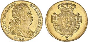 Gold - Peça 1802; Peça de Jarra; Rara; ... 