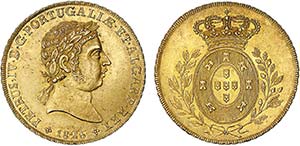 Ouro - Peça 1826; G.09.01, JS P4.1; BELA