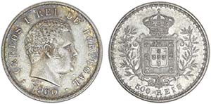 500 Réis 1900; G.11.15; MBC