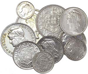 Lote (10 Moedas) - 1$00 (1914) (5 Outubro ... 