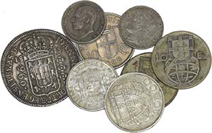 Lot (8 Coins) - Portugal, Republic: 10$00 ... 