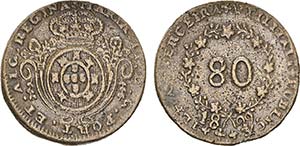 Maluco 1829; bronze; Angra; G.05.01; 27.97g; ... 