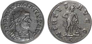 Antoninianus, Billon; VIRTVS AVGG, C ... 