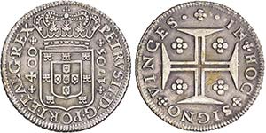 D. Pedro II - Cruzado Novo 1705; G.79.06; MBC