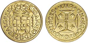 D. João V - Ouro - Quartinho 1712; G.88.06, ... 