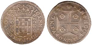 D. João V - Doze Vinténs 1707; G.73.01; MBC