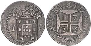 Mozambique - D. João V (1706-1750) - Silver ... 