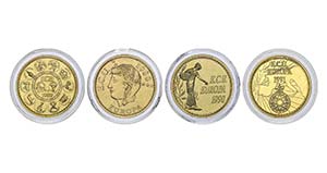 Belgium - Lot (4 Coins) - Gold - ECU Europa ... 