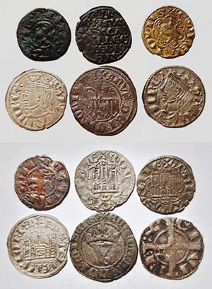 Spain - Lot (6 Coins) - Alfonso I, Aragón: ... 