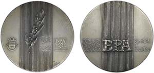 Medals - Silver - 1982 - Irene Vilar - BPA ... 