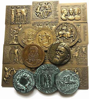 Medals - Lot (20 Medals) - Escultor Ulisses ... 