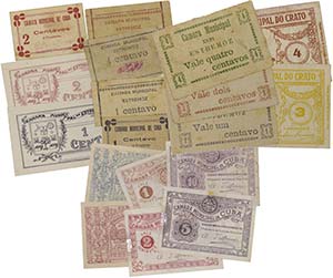 Emergency Paper Money - Portugal - Lot (18 ... 