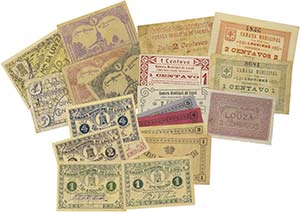Emergency Paper Money - Portugal - Lot (21 ... 
